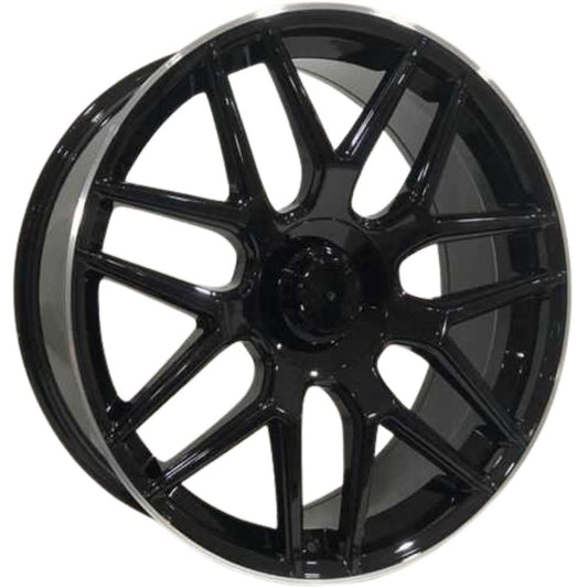 DY 22 inç 5*130 ET40 Siyah Jant Takımı (J-5201)