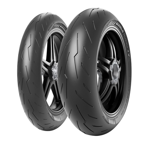 Pirelli Diablo Rosso IV 120/70ZR17 ve 190/55ZR17 Motosiklet Ön-Arka Takım Lastiği - KolayOto