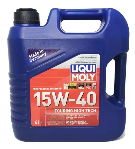 Liqui Moly Touring High Tech 15W40 Motor Yağı ( 4 Litre ) - 2911 - KolayOto