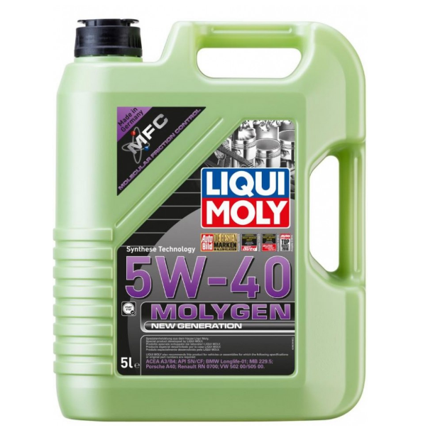 Liqui Moly Molygen New Generation 5W40 Motor Yağı (5 Litre) - 8536 - KolayOto