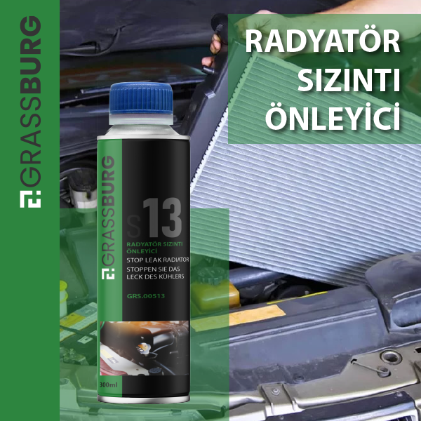 GrassBurg Radyatör Sızıntı Önleyici (300 Ml) - 00513 - KolayOto