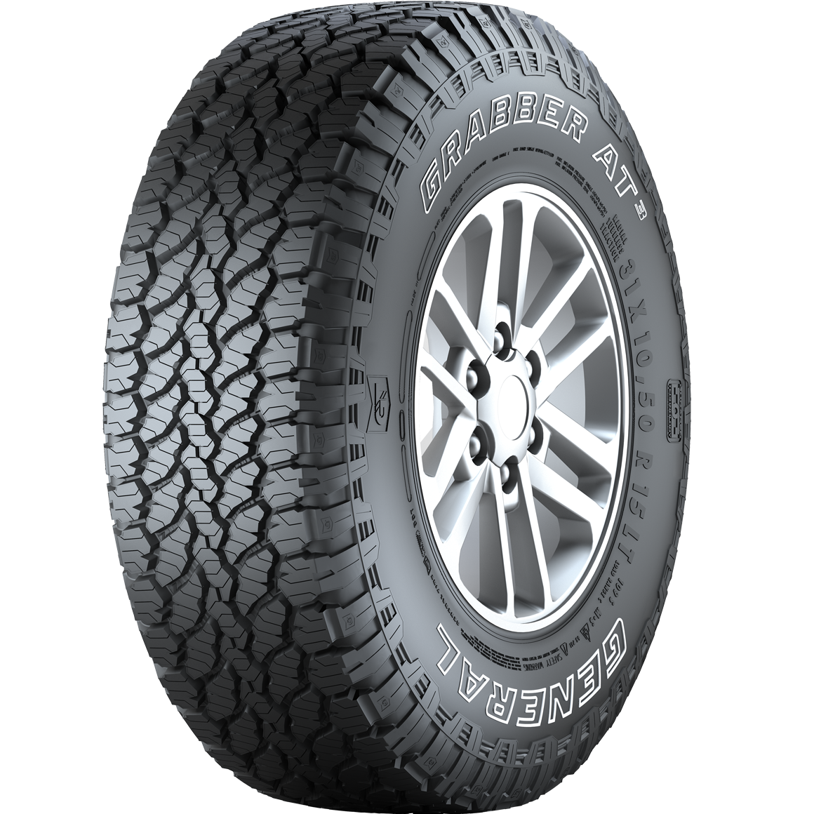 General Tire Grabber AT3 205/70R15C 106/104S 8PR M+S 3PMSF - KolayOto