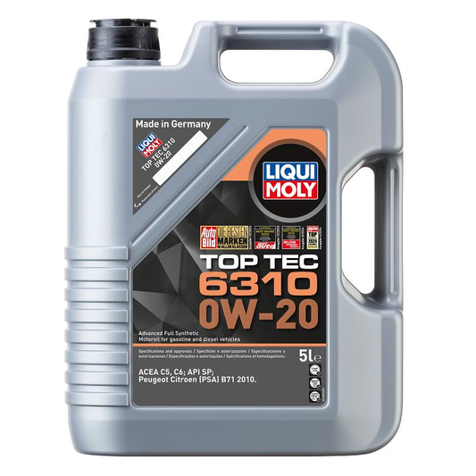 Liqui Moly Top Tec 6310 0W20 Motor Yağı (5 Litre) - 21882 - KolayOto