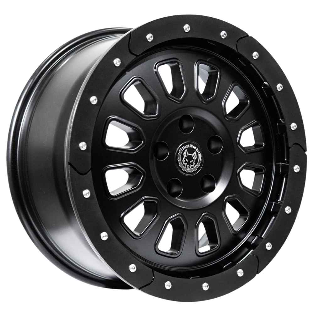 Black Wolf 18 inç 5*112 ET45 Mat Siyah Jant Takımı (J-6949)