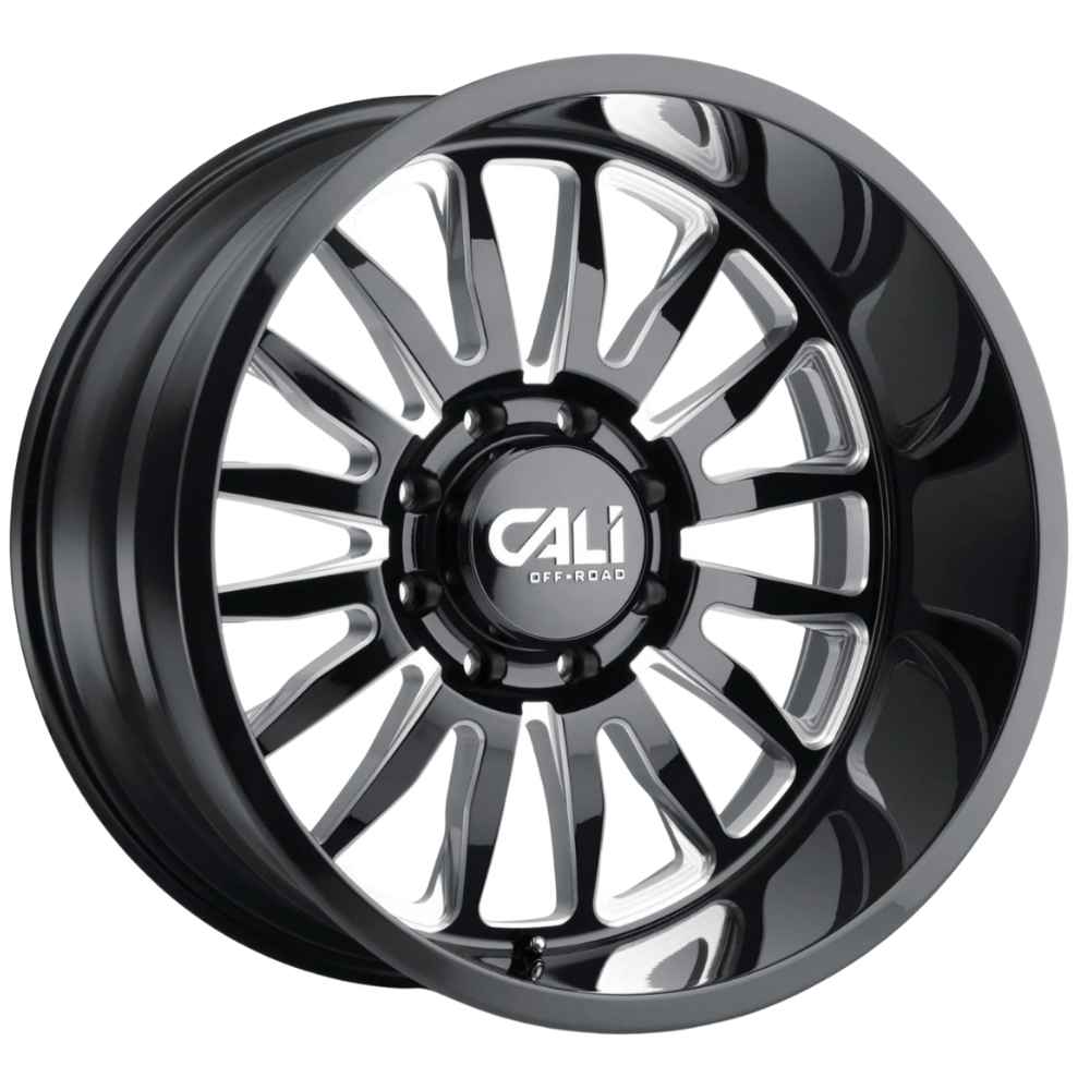 Cali 22 inç 6*139.7 ET-51 Siyah Jant Takımı (J-6938)