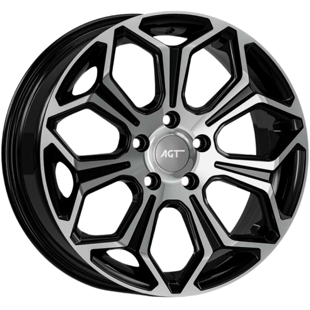 AGT Wheels 16 inç 5*112 ET40 Parlak Siyah Jant Takımı (J-6313)
