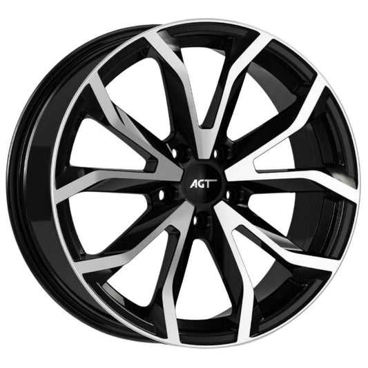 AGT Wheels 17 inç 5*120 ET38 Parlak Siyah Jant Takımı (J-6277)