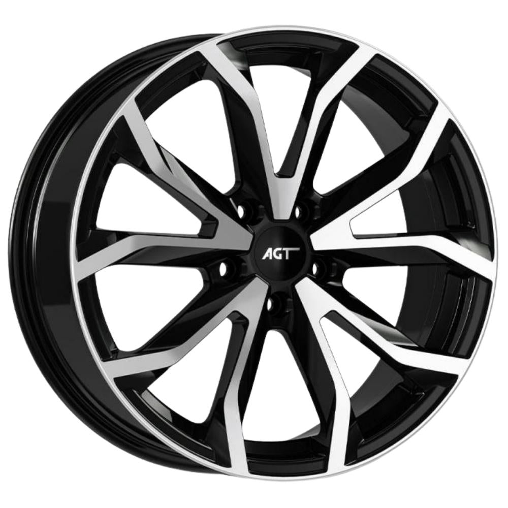 AGT Wheels 17 inç 5*120 ET38 Parlak Siyah Jant Takımı (J-6277)
