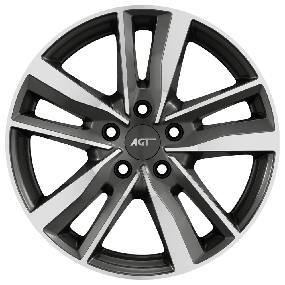 AGT Wheels 17 inç 5*100 ET40 Füme Jant Takımı (J-6190)