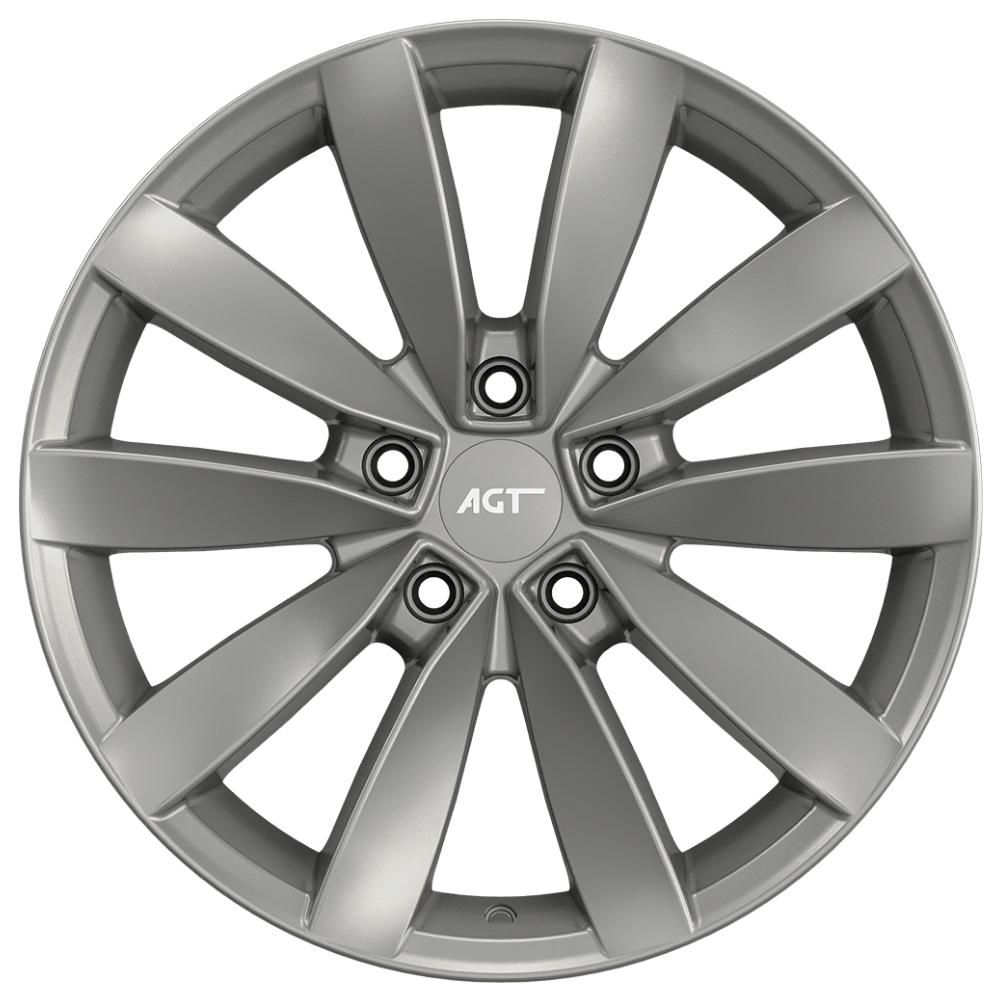 AGT Wheels 17 inç 5*100 ET35 Gri Jant Takımı (J-6240)