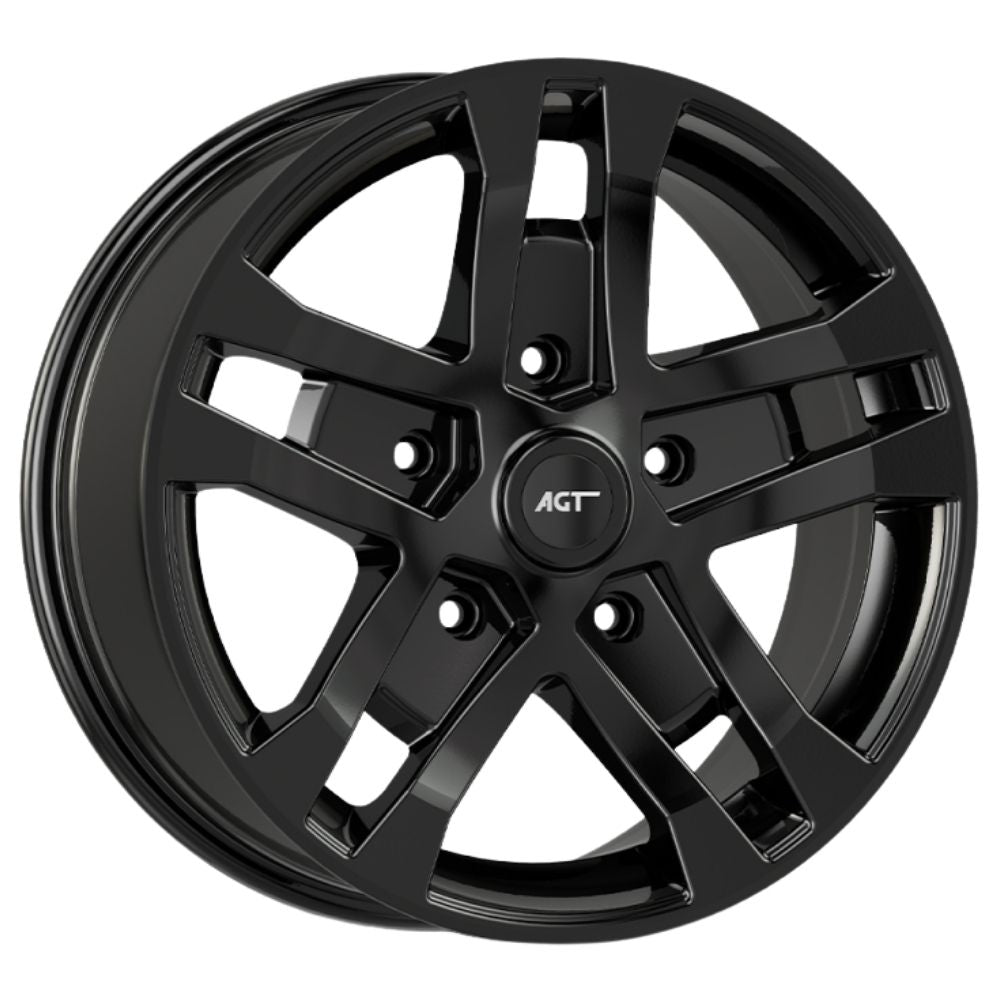 AGT Wheels 18 inç 5*165 ET10 Parlak Siyah Jant Takımı (J-6191)