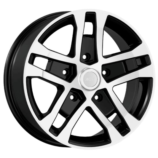 AGT Wheels 18 inç 5*165 ET10 Siyah-Beyaz Jant Takımı (J-6192)