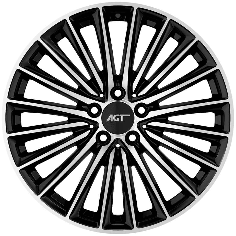 AGT Wheels 18 inç 5*112 ET38 Parlak Siyah Jant Takımı (J-6215)