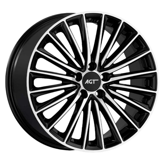AGT Wheels 18 inç 5*112 ET42 Parlak Siyah Jant Takımı (J-6242)