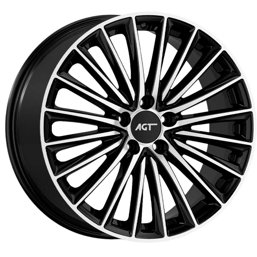 AGT Wheels 18 inç 5*112 ET50 Parlak Siyah Jant Takımı (J-6216)