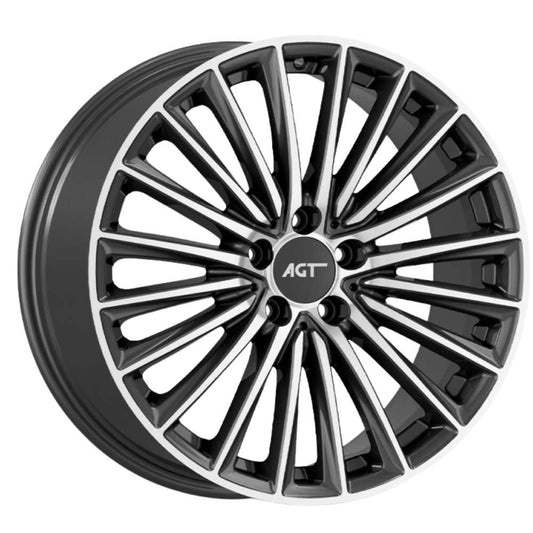 AGT Wheels 18 inç 5*112 ET48 Füme Jant Takımı (J-6247)
