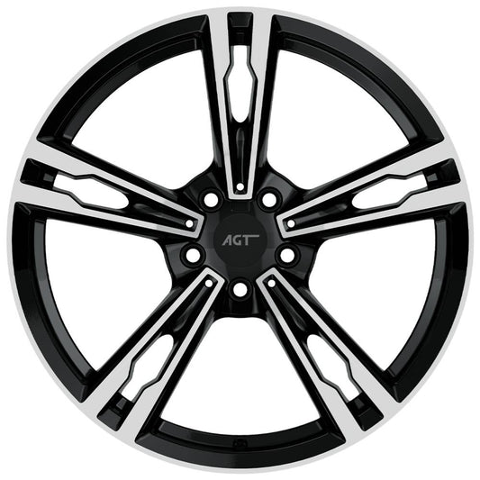 AGT Wheels 19 inç 5*112 ET30 Parlak Siyah Jant Takımı (J-6218)