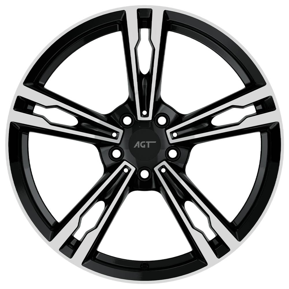 AGT Wheels 19 inç 5*112 ET33 Parlak Siyah Jant Takımı (J-6220)