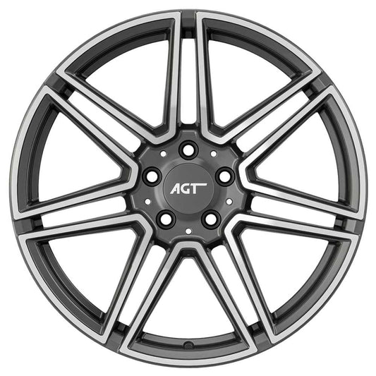 AGT Wheels 19 inç 5*112 ET35 Füme Jant Takımı (J-6253)