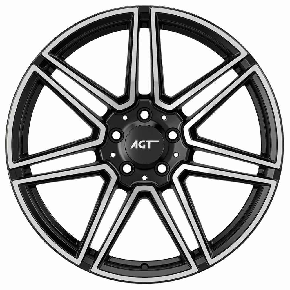 AGT Wheels 19 inç 5*112 ET38 Siyah Jant Takımı (J-6206)