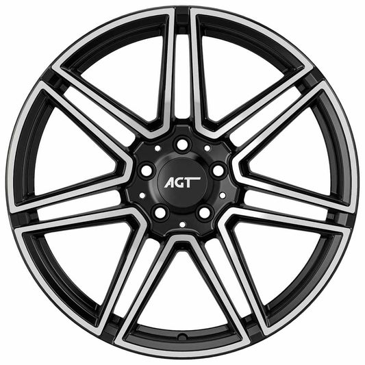 AGT Wheels 19 inç 5*112 ET45 Parlak Siyah Jant Takımı (J-6223)
