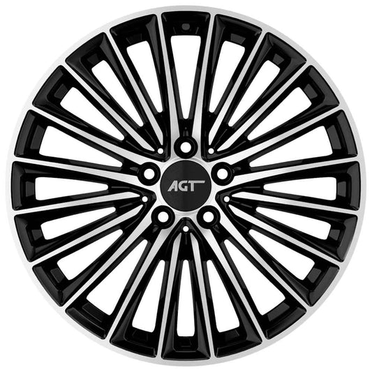AGT Wheels 19 inç 5*112 ET43 Parlak Siyah Jant Takımı (J-6227)
