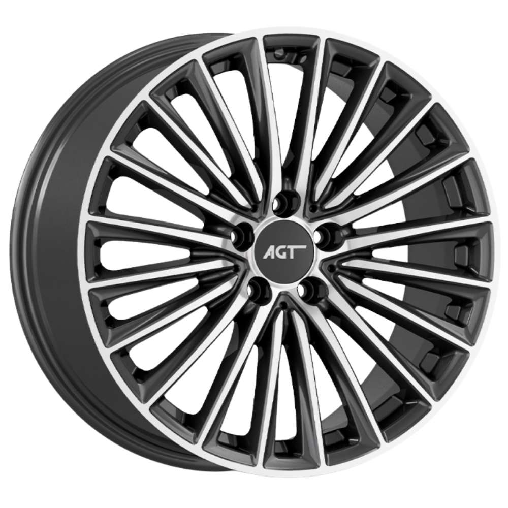 AGT Wheels 19 inç 5*112 ET43 Füme Jant Takımı (J-6228)