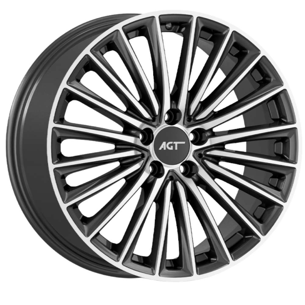 AGT Wheels 19 inç 5*112 ET48 Füme Jant Takımı (J-6243)