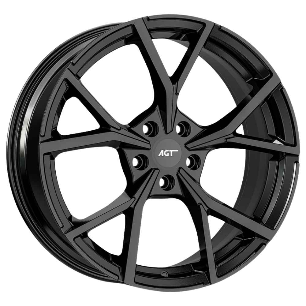 AGT Wheels 19 inç 5*112 ET48 Parlak Siyah Jant Takımı (J-6963)