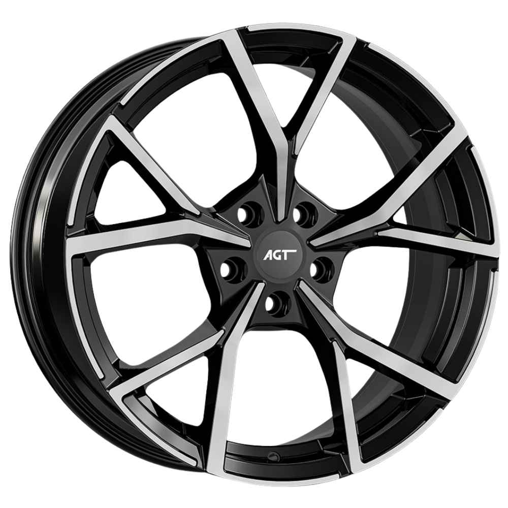 AGT Wheels 19 inç 5*112 ET48 Siyah Jant Takımı (J-6967)