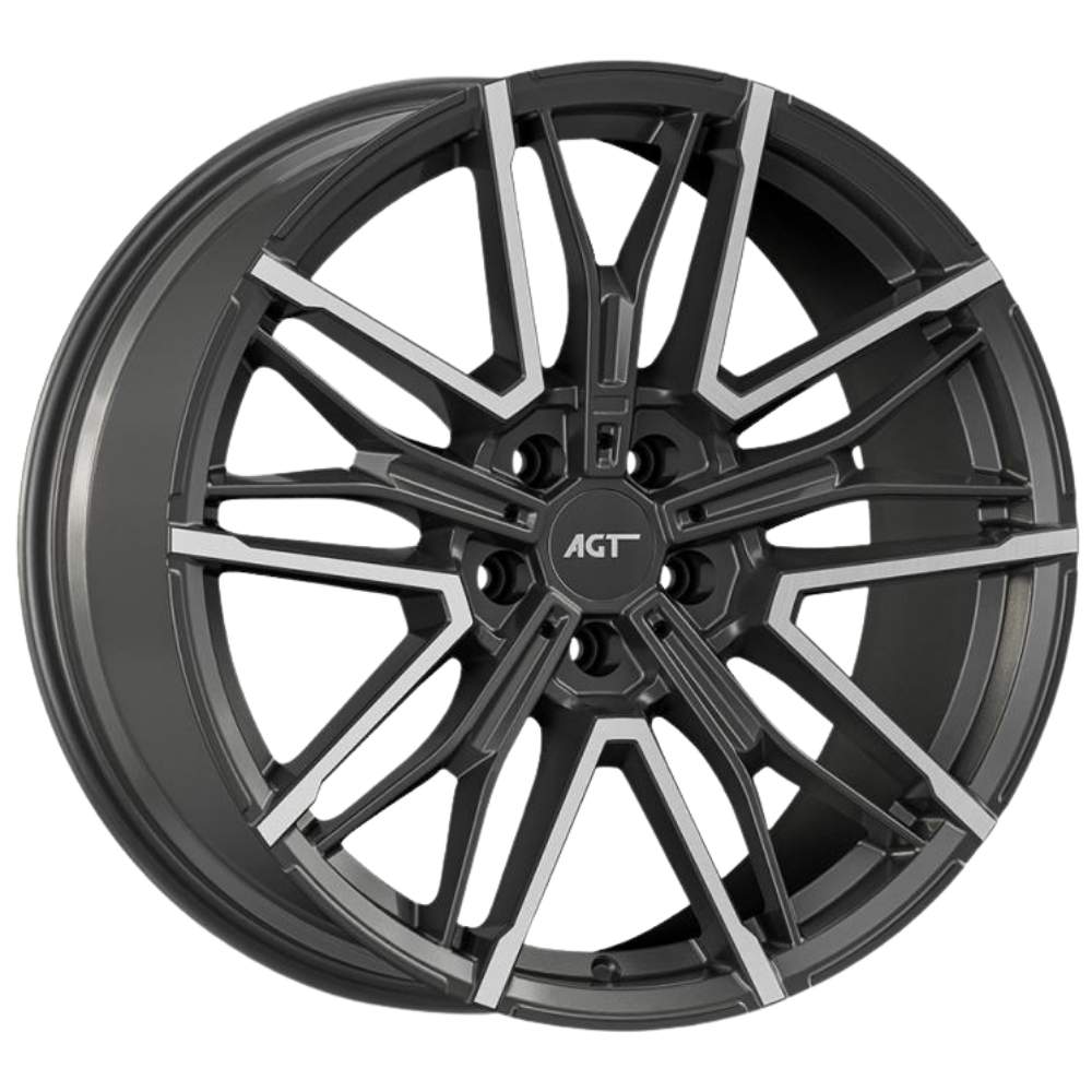 AGT Wheels 19 inç 5*112 ET38 Füme Jant Takımı (J-6273)