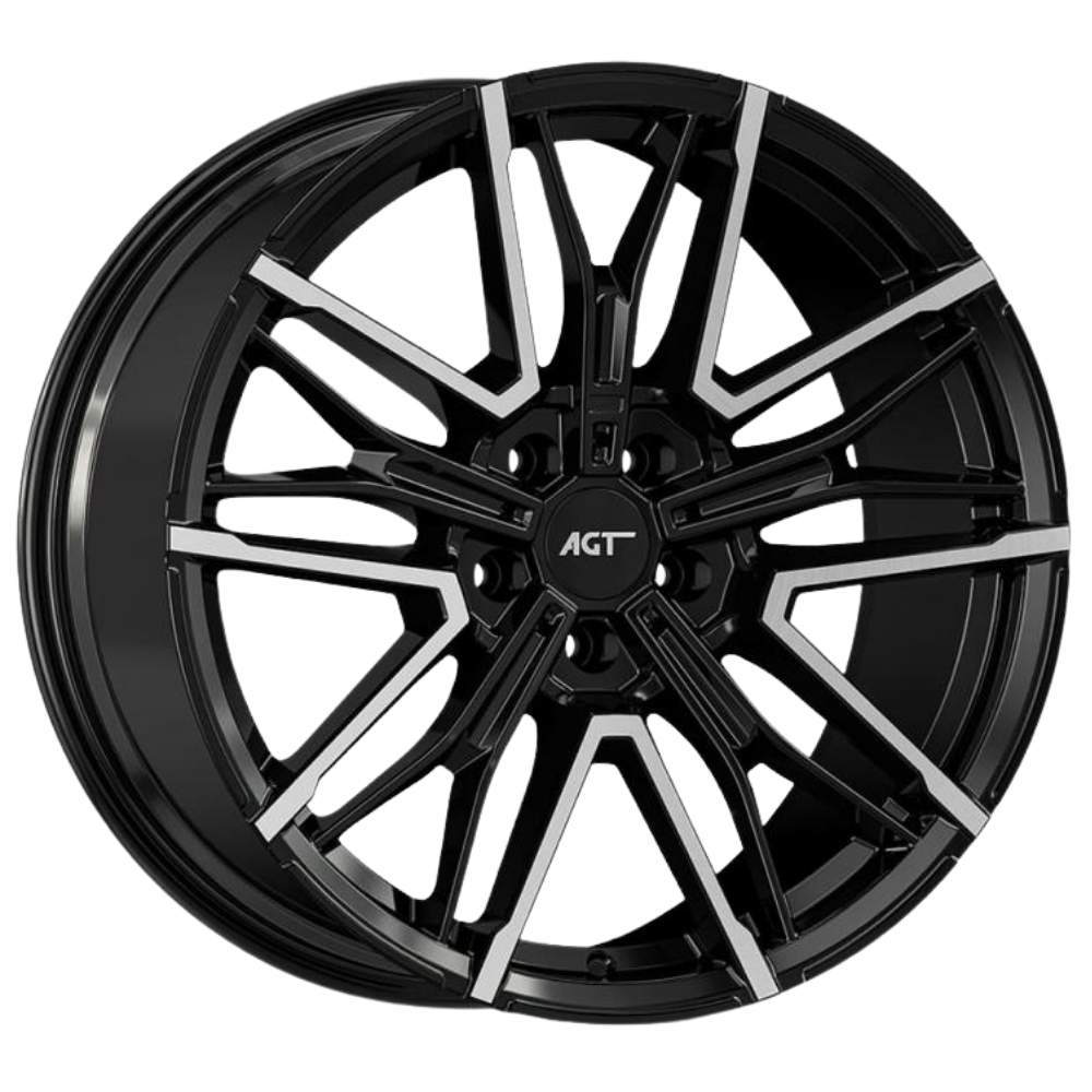 AGT Wheels 19 inç 5*112 ET33 Parlak Siyah Jant Takımı (J-6274)