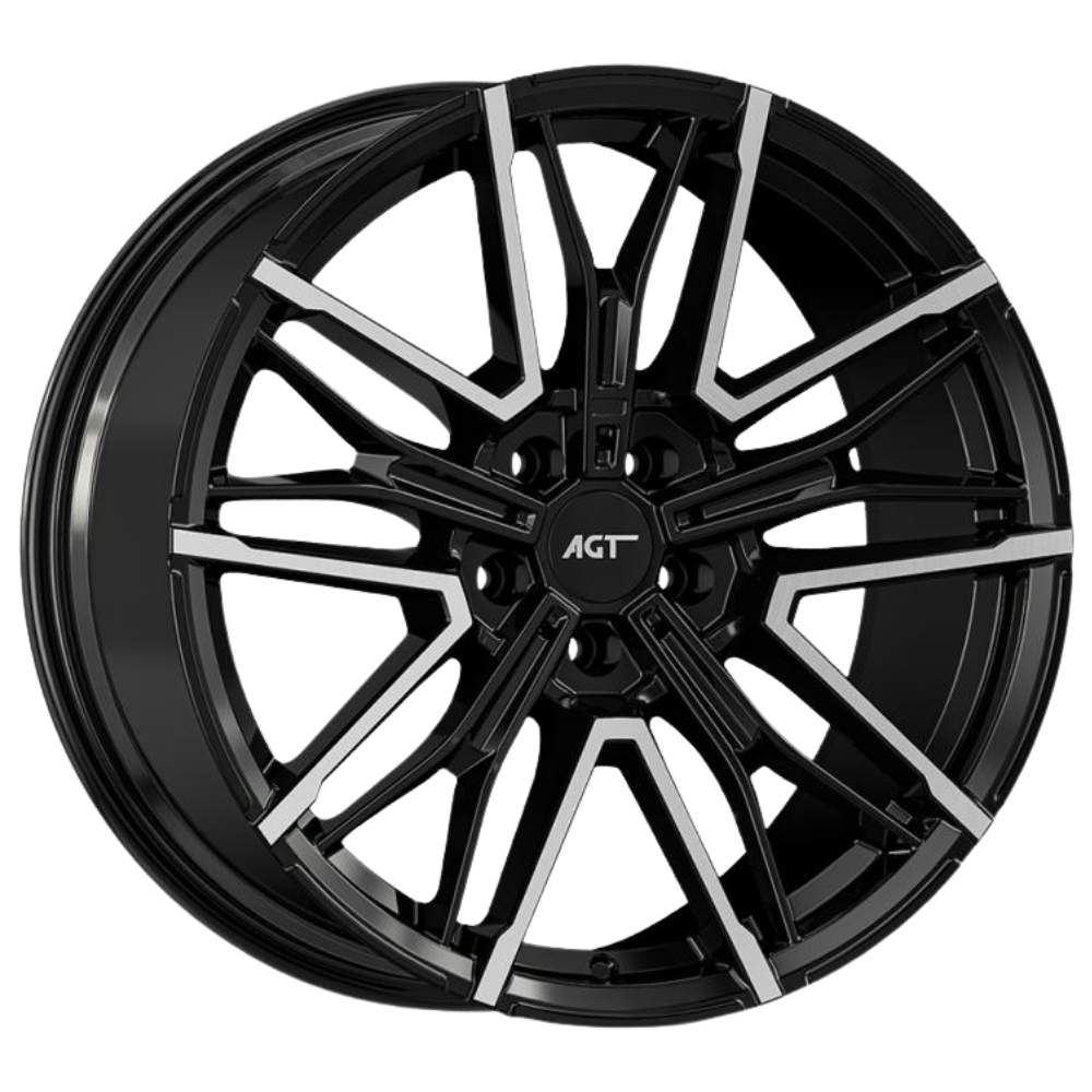 AGT Wheels 19 inç 5*112 ET40 Parlak Siyah Jant Takımı (J-6259)
