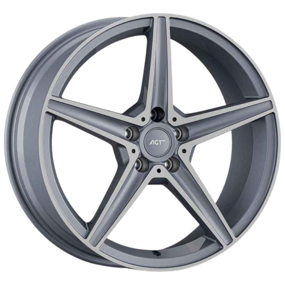AGT Wheels 19 inç 5*112 ET35 Füme Jant Takımı (J-6964)
