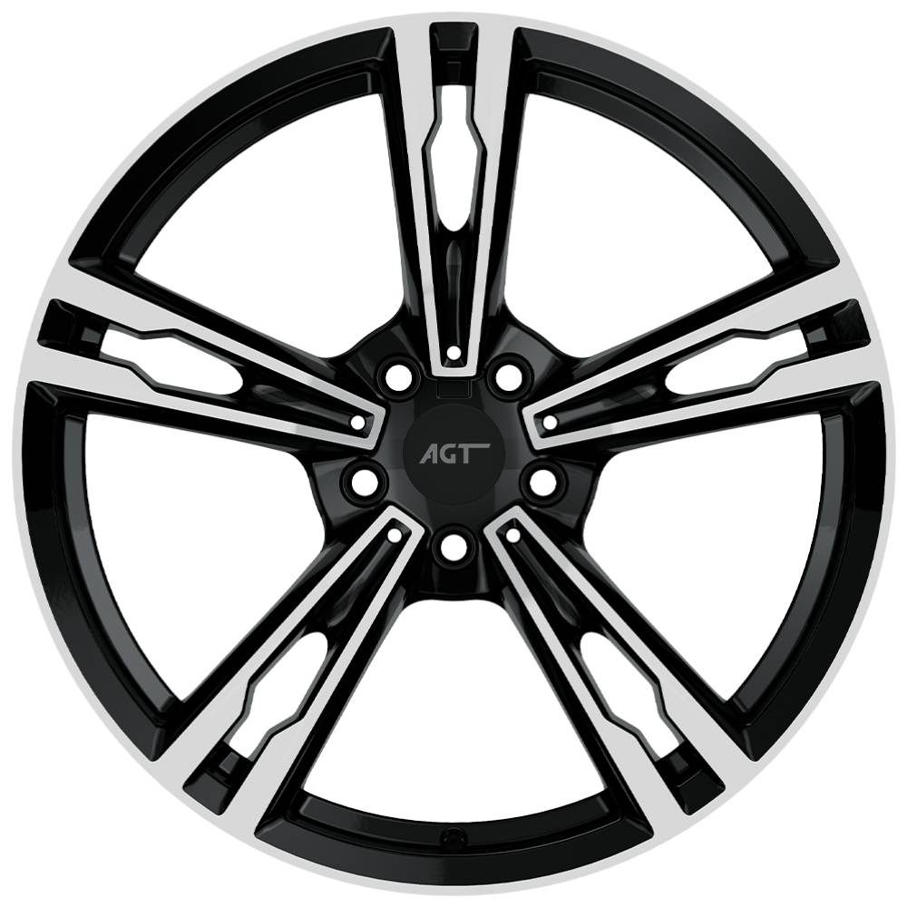 AGT Wheels 20 inç 5*112 ET32 Parlak Siyah Jant Takımı (J-6232)