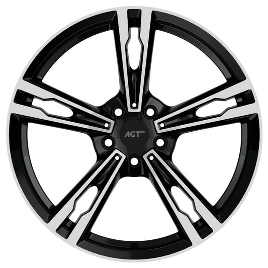 AGT Wheels 20 inç 5*112 ET44 Parlak Siyah Jant Takımı (J-6237)