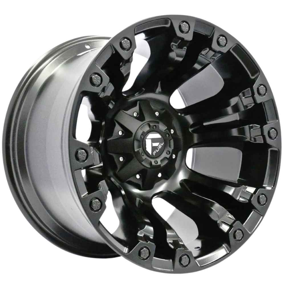 Fuel Off-Road 17 inç 6*139.7 ET-18 Mat Siyah Jant Takımı (J-6943)