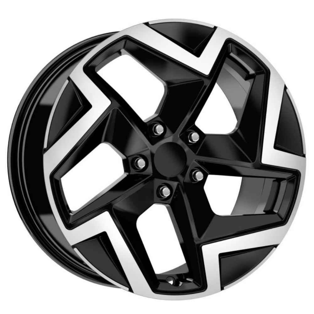 DY 18 inç 5*112 ET40 Parlak Siyah Jant Takımı (J-7408)