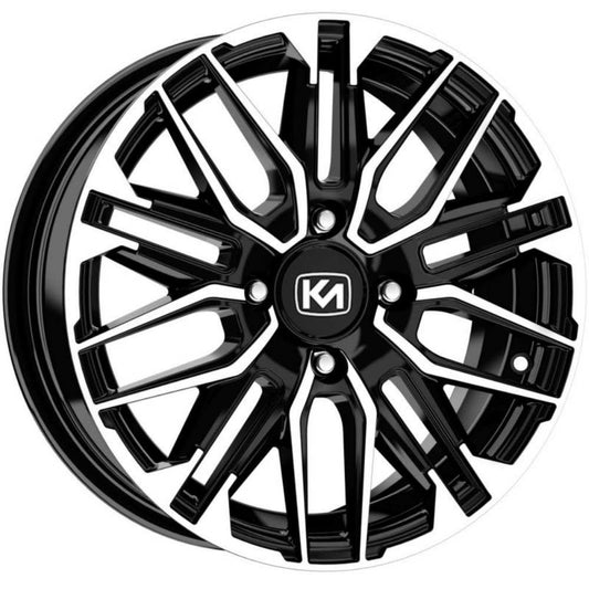 Kormetal 15 inç 4*100 ET35 Parlak Siyah Jant Takımı (J-5345)