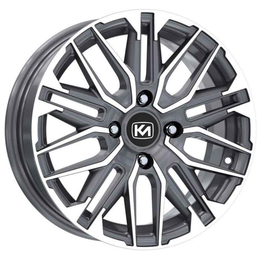 KM 15 inç 4*100 ET35 Füme Jant Takımı (J-6987)