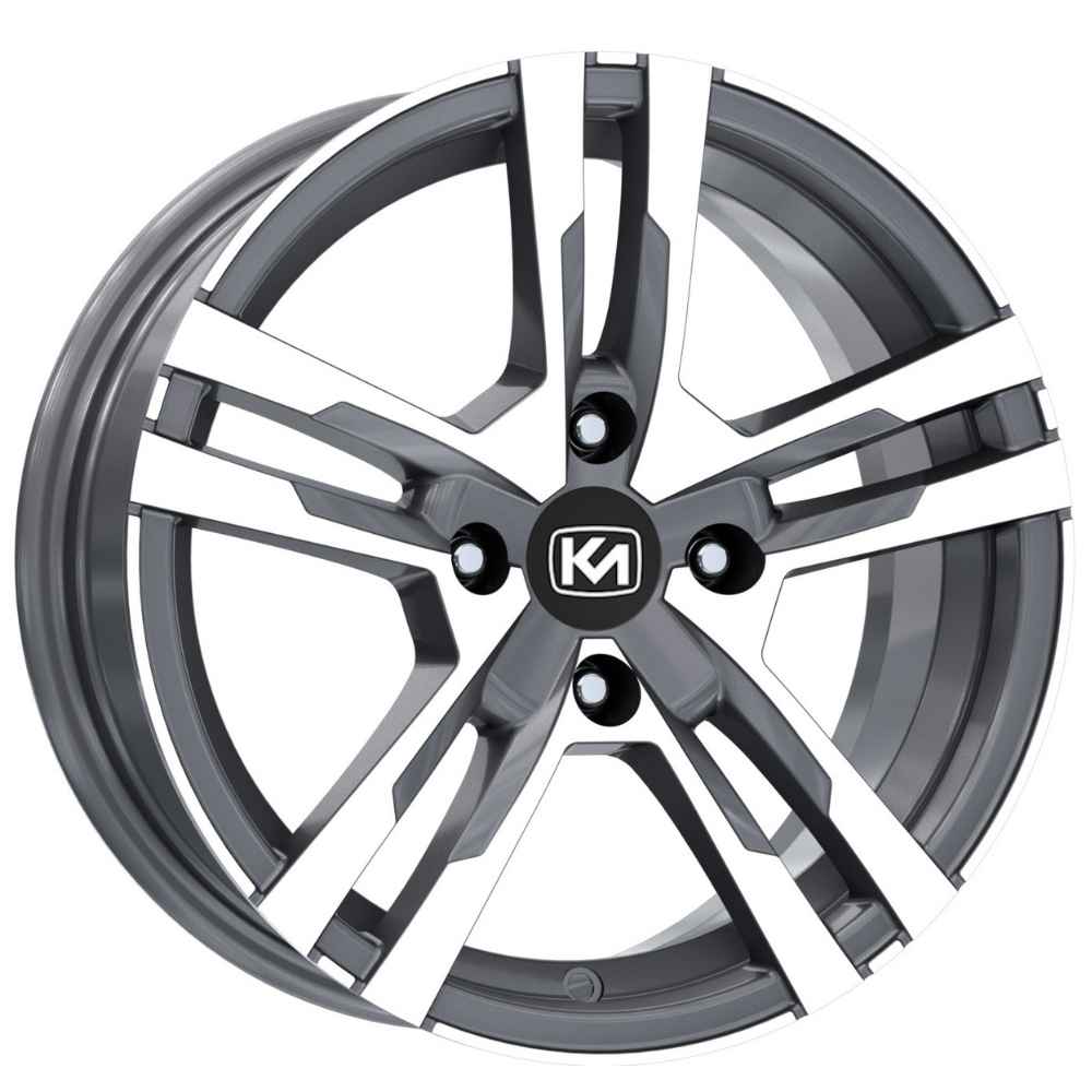 KM 14 inç 4*108 ET25 Füme Jant Takımı (J-7131)