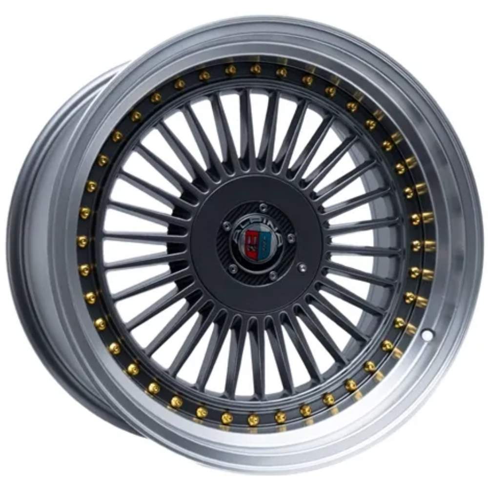 R1W 18 inç 5*112 ET25 Gri/Gold Jant Takımı (J-7263)