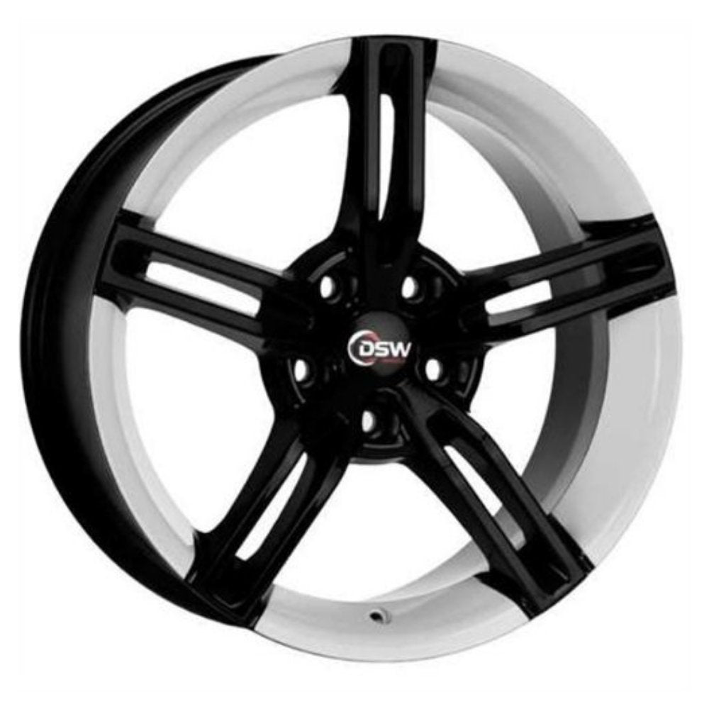 RC 17 inç 4*100 ET35 Siyah-Beyaz Jant Takımı (J-5847)