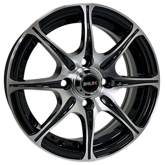 SLK 13 inç 4*100 ET35 Parlak Siyah Jant Takımı (J-6773)