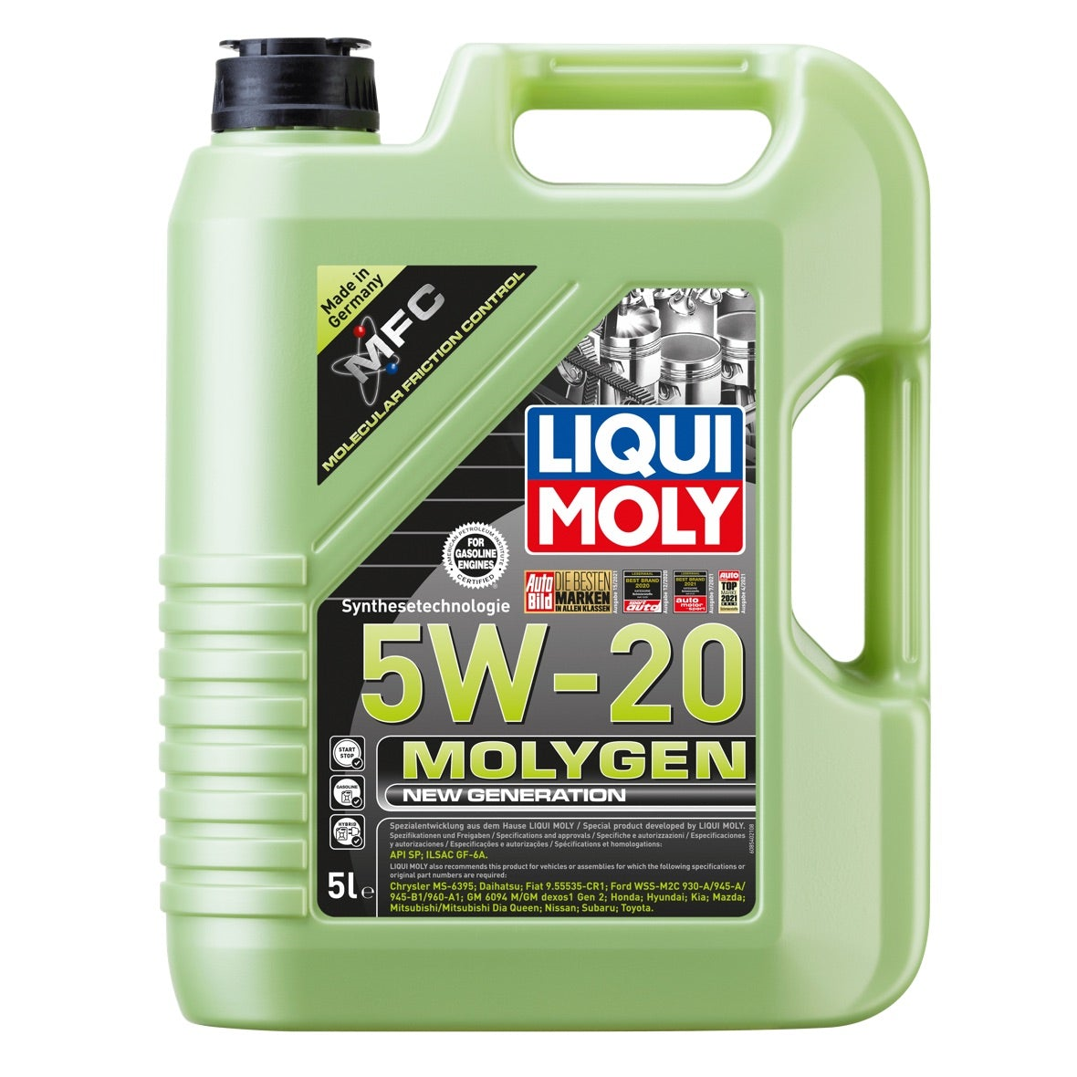 Liqui Moly Molygen New Generation 5W20 Motor Yağı (5 Litre) - 8540 - KolayOto