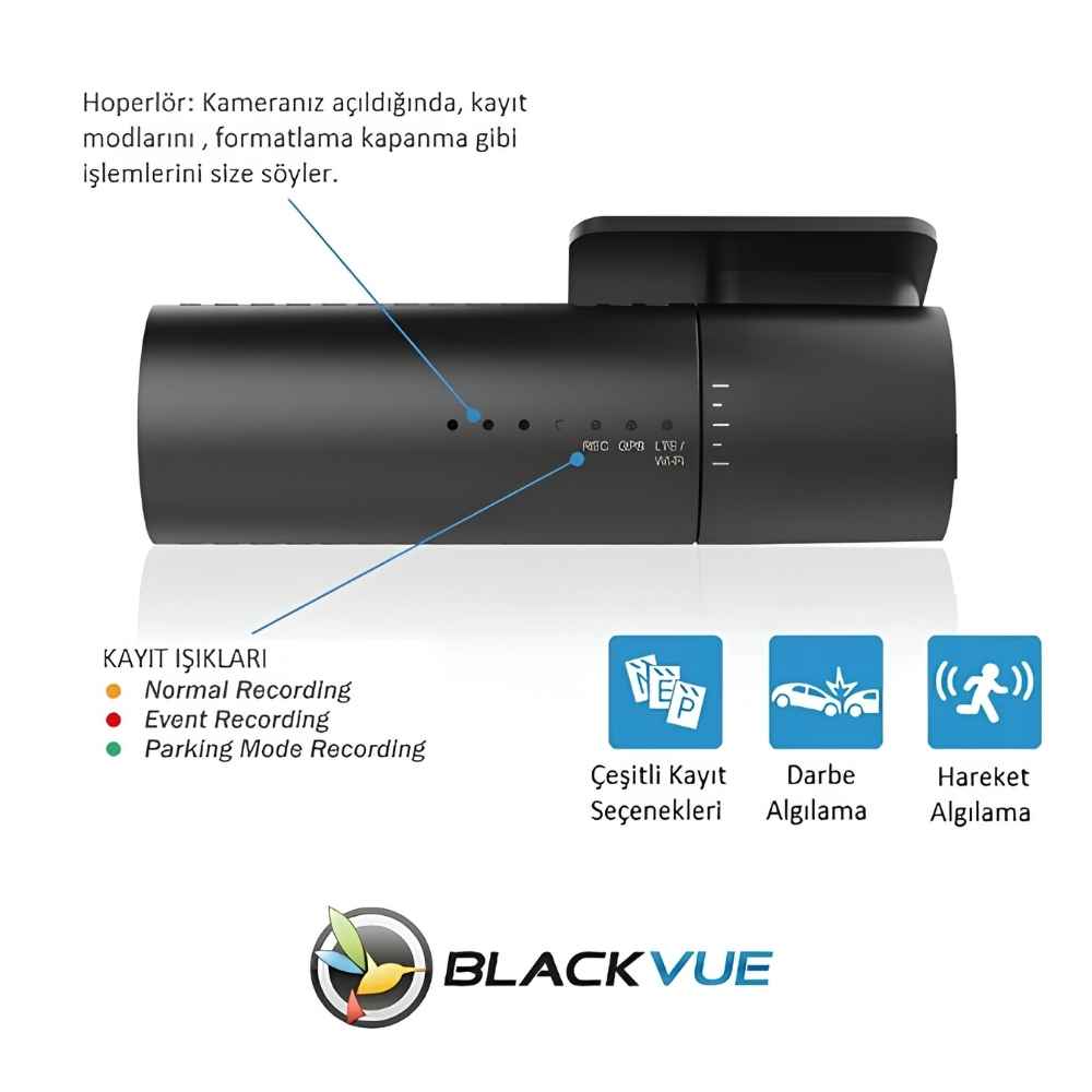 Blackvue DR970X-2CH 4K UHD 2 Kameralı Araç Kamerası Çeşitleri