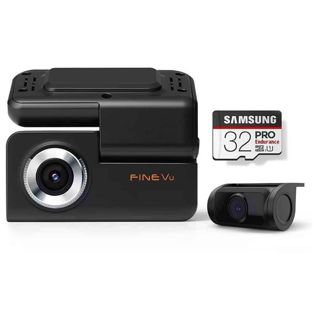 FineVu GX30 FullHD 2 Kameralı Wi-Fi+GPS+ADAS Entegre Araç Kamerası