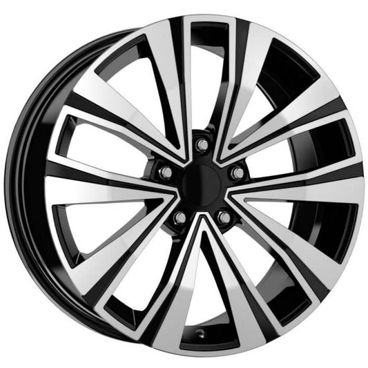 Kormetal 17 inç 5*112 ET45 Parlak Siyah Jant Takımı (J-4806)