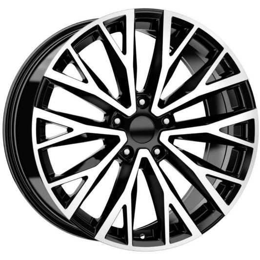 Kormetal 19 inç 5*108 ET45 Parlak Siyah Jant Takımı (J-4835)