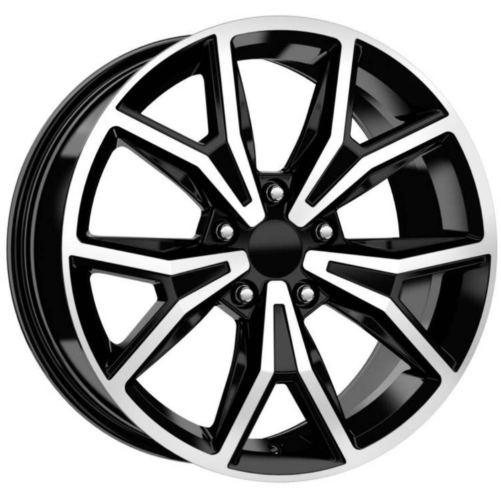 Kormetal 17 inç 5*100 ET35 Parlak Siyah Jant Takımı (J-4868)